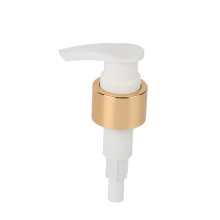 High Quality PP Aluminum Gold Lotion Pump Sprayer Screw Dispenser 24/410